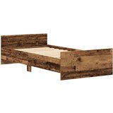  Posteljni okvir brez vzmetnice star les 75x190 cm | Shoptok.si