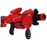 Pištolj za igru svijetli u mraku s pjenastim metcima - domet 45 m - crveni | shoptok.hr