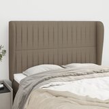  Uzglavlje s ušima smeđesivo 147x23x118/128 cm od tkanine | Eponuda.com