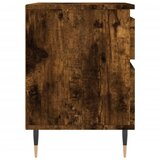  Noćni ormarić boja hrasta 40 x 35 x 50 cm od konstruiranog drva | shoptok.hr