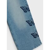 Sinsay Wide leg traperice s visokim strukom s vezenim leptirima | shoptok.hr