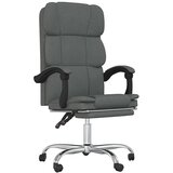  Uredski naslonjač od tkanine tamnosivi | shoptok.hr