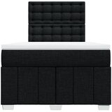  Krevet box spring s madracem crni 120 x 190 cm od tkanine | shoptok.hr