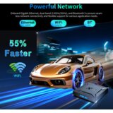 Gembird GMB-X96 M200 4/64GB smart tv box S905X5M quad arm G310V2, 2x4K 2.4&5G, 1000M, bt, android 14 Cene