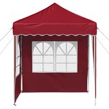  Rastezljivi šator za zabave 195 x 195 x 245 cm Tamno crvena | shoptok.hr