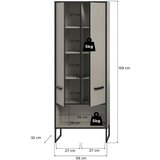 MID.YOU Visoka Omara Bagno, Kašmir | Shoptok.si