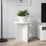  Stalak za biljke 2 pcs Bijela Ø40 x 40 cm Konstruirano drvo | Eponuda.com