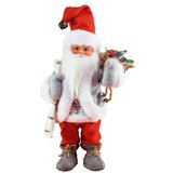 Elementa led novogodisnja dekora/plesuci deda mraz crveni 30CM | ePonuda.com