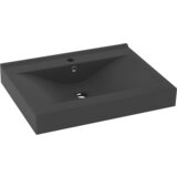 Maison Chic Razkošen Umivalnik - Kopalna umivalnik - Lavabo z luknjo mat temno siv 60x46 cm keramičen, (21684932) | Shoptok.si