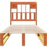  Krevet s regalom za knjige bez madraca 100 x 200 cm od borovine | shoptok.hr