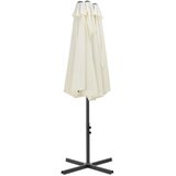  suncobran s aluminijskim stupom 460 x 270 cm pješčani | Eponuda.com
