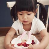 BabyBjörn® dva seta jedilnega pribora powder pink | Shoptok.si