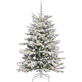  Umjetno božićno drvce s nogom Bijelo 150 cm PE i PVC | shoptok.hr