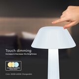  LED prigušiva punjiva stona lampa LED/1W/5V 3000-6000K bela | Eponuda.com