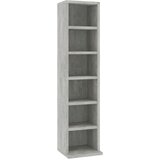 vidaXL Omarica za CD plošče betonsko siva 21x20x88 cm konstruiran les, (20716526) | Shoptok.si