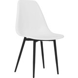  Jedilni stoli 2 kosa bele barve PP, (20699483) | Shoptok.si