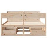  Okvir kreveta bez madraca 140 x 190 cm od masivne borovine | shoptok.hr