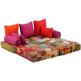  Modularni tabure za 2 osobe od tkanine s patchworkom | shoptok.hr