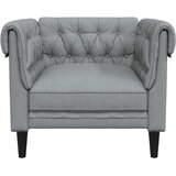 SOFA Svijetlo siva 78,5 x 74,5 x 74,5 cm Poliester | shoptok.hr