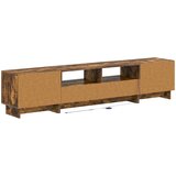  5-dijelni LED TV ormarić Dimljeni hrast Konstruirano drvo | shoptok.hr