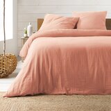douceur d'intérieur Ružičasta posteljina za bračni krevet/za produženi krevet od muslina 240x260 cm Angelia – | shoptok.hr