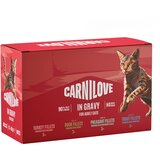  Ekonomično pakiranje Carnilove Cat Pouch 48 x 85 g - Mješovito pakiranje u umaku (4 vrste) Cijene