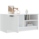 TV ormarić sjajni bijeli 80x35x36,5 cm konstruirano drvo | shoptok.hr