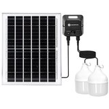 Aigostar LED solarni luster sa senzorom 2x LED/70W/12V 12000 mAh 6500K prečnika 12 cm | Eponuda.com