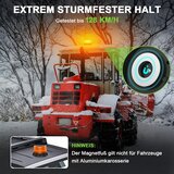 SOLAR ENERGY led vrtljiva opozorilna luč z baterijo in usb polnjenjem Odprta Embalaža | Shoptok.si