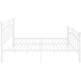  Posteljni okvir bel kovinski 140x200 cm, (20606507) | Shoptok.si