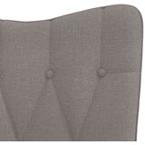  Stol za sproščanje s stolčkom taupe blago, (20957945) | Shoptok.si