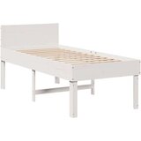 vidaXL Okvir kreveta bez madraca bijeli 75 x 190 cm masivna borovina | shoptok.hr