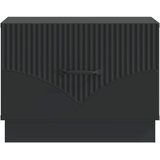  Kava Stol s ladicama Crna 49 x 50 x 37 cm Konstruirano drvo | shoptok.hr