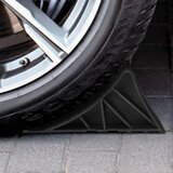 vidaXL Zagozde za kolesa 2 kosa 25x10x11,5 cm plastika Cene
