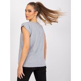 BASIC Feel Good T-shirt-RV-TS-4833.44P-grey | Shoptok.si