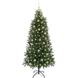 vidaXL Umestno božično drevo med 300 LED Zelena 180 cm PE in PVC | Shoptok.si
