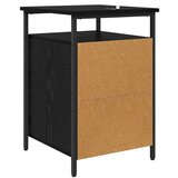 vidaXL Noćni ormar 2 pcs Crni hrast 40 x 42 x 60cm Konstruirano drvo | shoptok.hr
