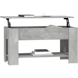  Stolić za kavu boja betona 101x49x52 cm konstruirano drvo | Shoptok.si