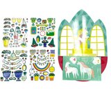  Set nalepk s 3D hiško, samorog | Shoptok.si
