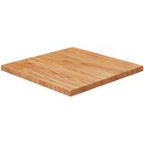 vidaXL Kvadratna mizna plošča sv. rjava 50x50x2,5 cm trdna hrastovina Cene