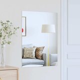 Zidno ogledalo Pravokutni 80 x 60 cm Staklo otporno na udarce | Eponuda.com