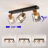  Brilagi - Spot svetlo HYGGE 3xE14/15W/230V crno/zadimljeno | Eponuda.com