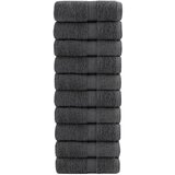 vidaXL Premium brisače 10 kos antracit 30x50 cm 600 g/m2 100 % bombaž Cene
