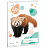 Ars Una slatke životinje - crvena panda obična bilježnica A/5 20-32 | shoptok.hr