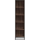 Ormarić za knjige smeđi hrast 40x35x170,5 cm konstruirano drvo | Eponuda.com