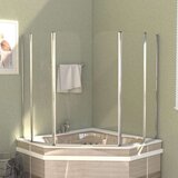 vidaXL tuš-kabine od kaljenog stakla 2 kom 104 x 130 cm prozirne Cijene