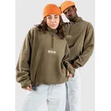 Half Zip Micro Fleece Half-Zip Pulover iz flisa olive