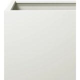 Vrtna sadilica bijela 40x40x40 cm čelična | shoptok.hr