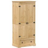 Furnova Garderobna omara Corona 76x50x170 cm trdna borovina, (21930148) | Shoptok.si