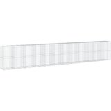  Gabionska košara s poklopcem 1200x100x200 cm pocinčano željezo | shoptok.hr